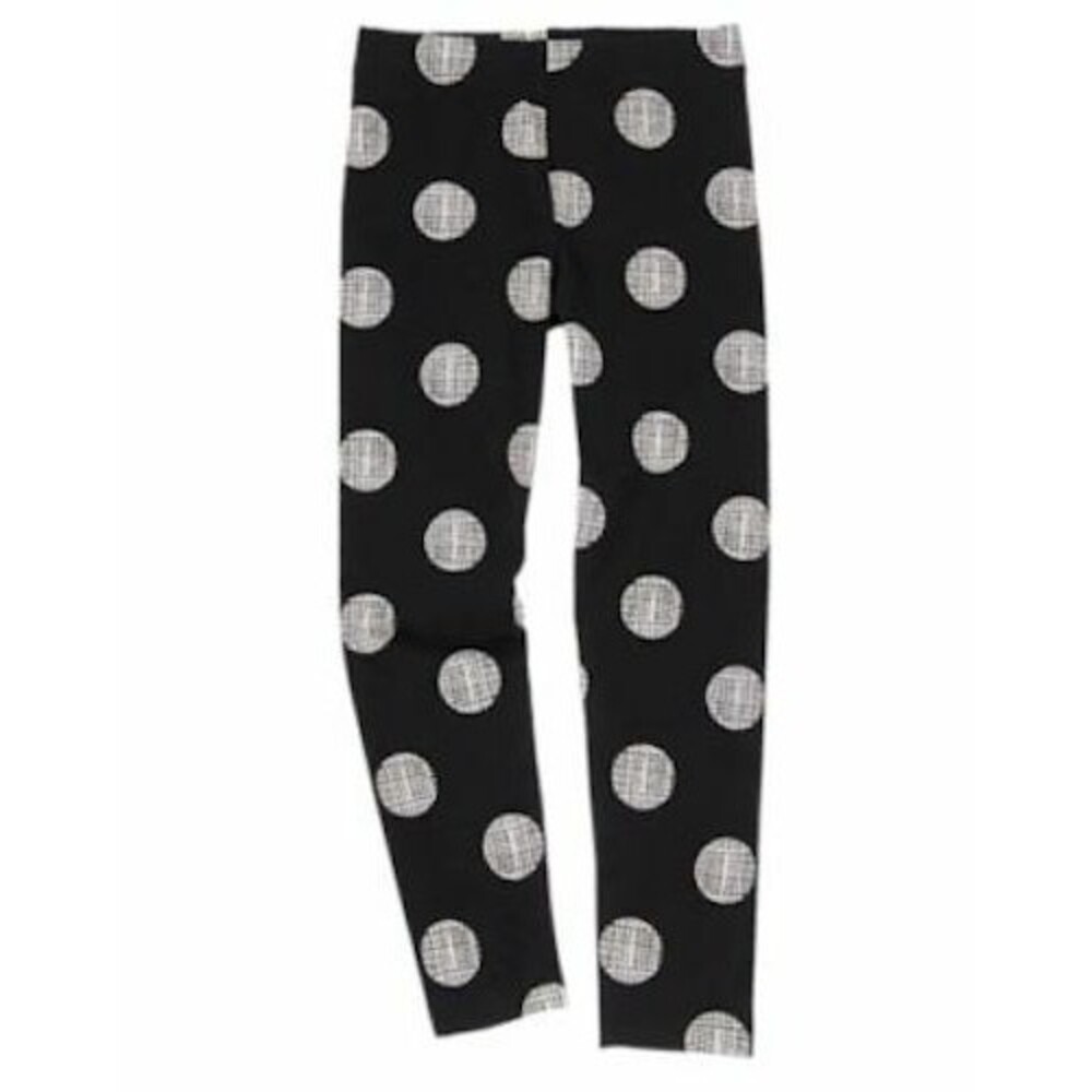 NWOT GYMBOREE POSH AND PLAYFUL BLACK WHITE POLKA DOT LEGGINGS SIZE 5